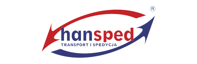 Logo firmy Hansped transport i spedycja