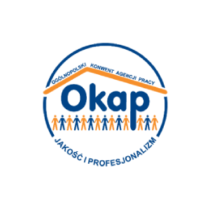 Logo firmy OKAP Ogólnopolski Konwent Agencji Pracy