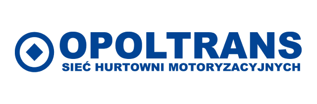 Logo firmy Opoltrans sieć hurtowni motoryzacyjnych